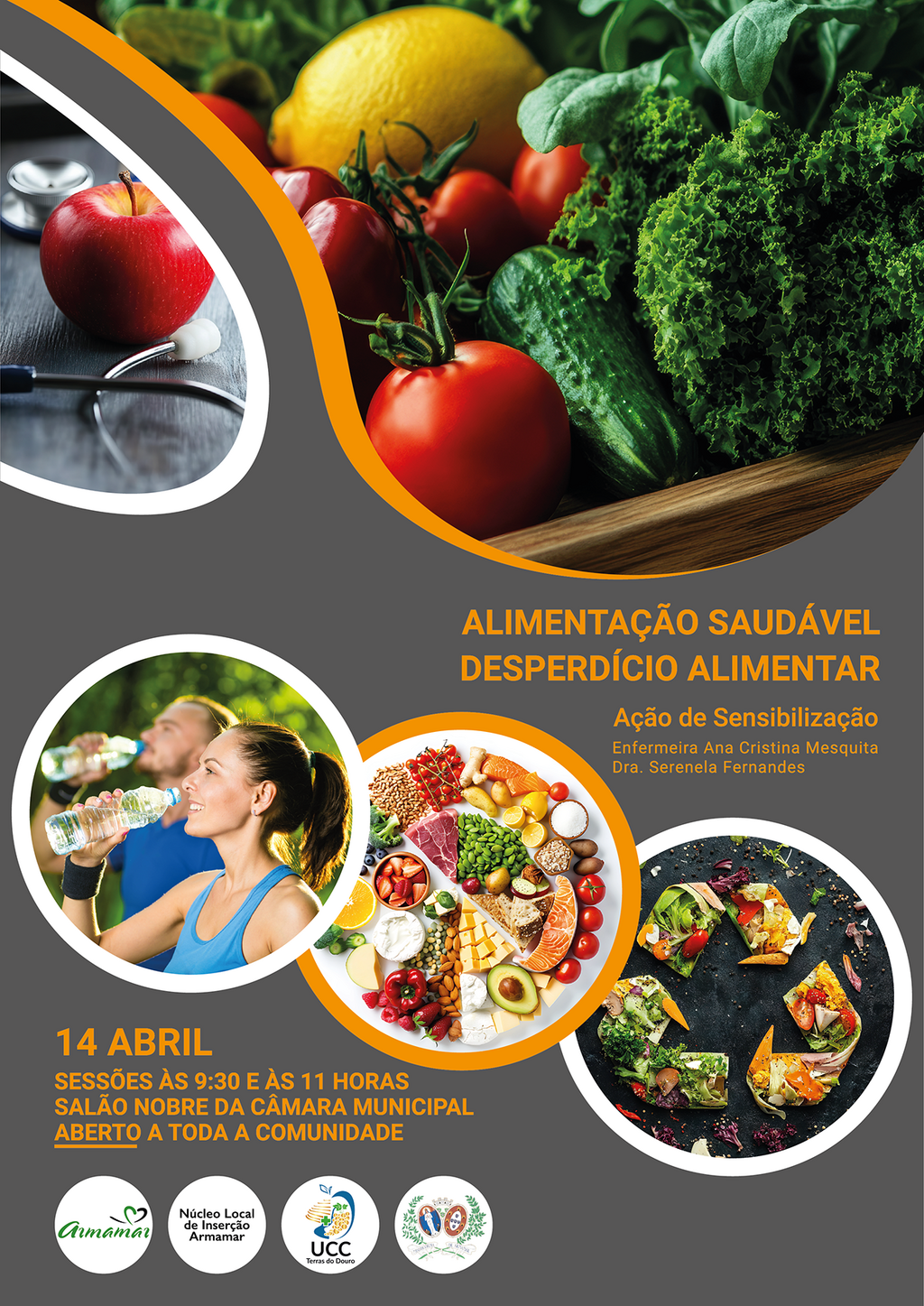 Alimentação saudável e combate ao desperdício alimentar