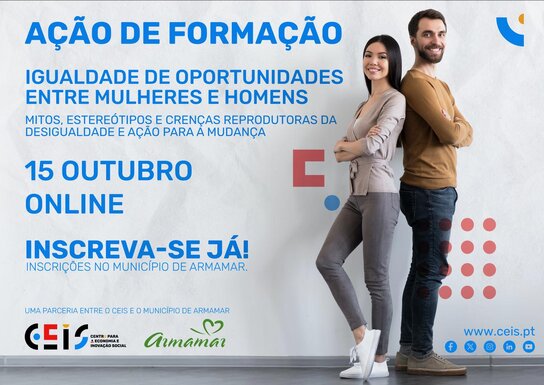 Formação online sobre igualdade de género 
