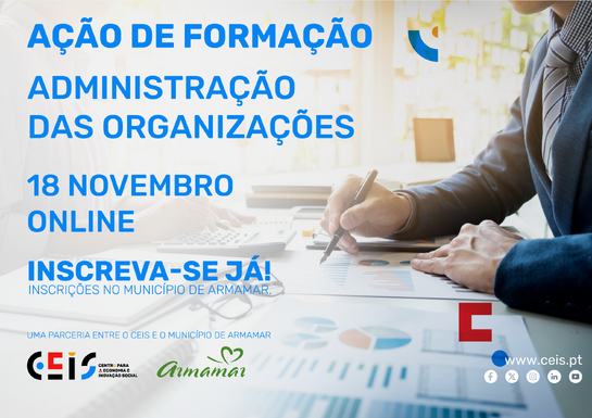 Formação online sobre administração das organizações para profissionais da economia social 